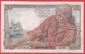 Francie - 20 Francs  24.9.1942
