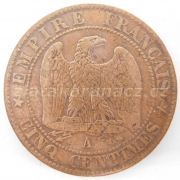 Francie - 5 centimes 1855 A