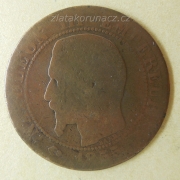 Francie - 5 centimes 1855 BB