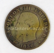 Francie - 5 centimes 1856 BB