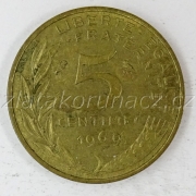 Francie - 5 centimes 1969
