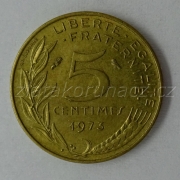 Francie - 5 centimes 1973