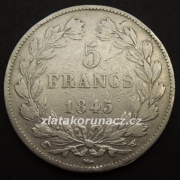 Francie - 5 frank 1845 W
