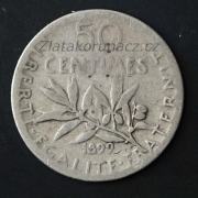 Francie - 50 centimes 1899