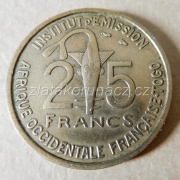 Francouzská západní Afrika - 25 francs 1957