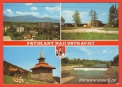 Frýdlant nad Ostravicí - město a Lysá hora, motel, hotel, řeka