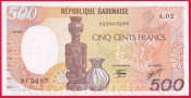 Gabon - 500 Francs 1985