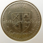 Ghana - 5 pesewas 1967