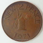 Guernesey - 2 New pence 1971