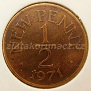 Guernsey - 1/2 New penny 1971