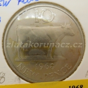 Guernsey - 10 new pence 1968