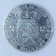 Holandsko - 1/2 gulden 1864