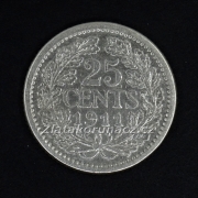 Holandsko - 25 cent 1911