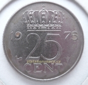 Holandsko - 25 cent 1975