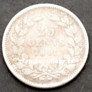 Holandsko - 25 cents 1895
