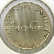 Holandsko-Antily - 1/10 gulden 1963