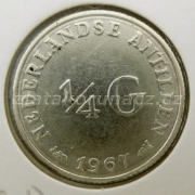 Holandsko-Antily - 1/4 gulden 1967