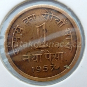 Indie - 1 naya paise 1957