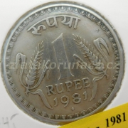 Indie - 1 rupee 1981