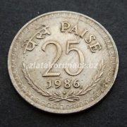 Indie - 25 paise 1986
