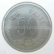 Indie - 50 paise 1973