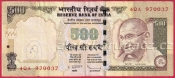 Indie - 500 rupees 1987