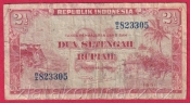 Indonésie - 2 1/2 Rupiah 1951