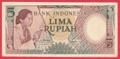 Indonesie - 5 Rupiah  1958