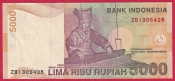 Indonésie - 5000 Rupiah 2001