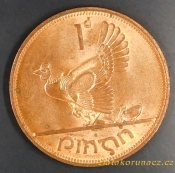Irsko - 1 penny 1968