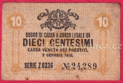 Itálie - 10 Centesimi - 1918