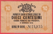 Itálie - 10 Centesimi 1918 