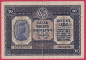 Itálie - 10 lire 1918