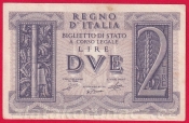 Itálie - 2 lire 1939