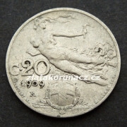 Itálie - 20 centesimi 1909 R