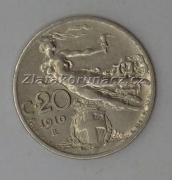 Itálie - 20 centesimi 1910 R
