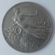 Itálie - 20 centesimi 1920 R