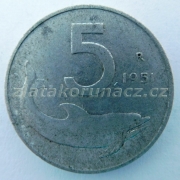 Itálie - 5 lir 1951 R