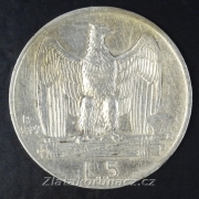Itálie - 5 lire 1927 R