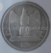 Itálie - 5 lire 1929 R