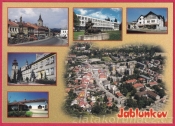 Jablunkov - náměstí, sanatorium, nákupní středisko,