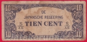 Japonsko (Holandsko) - 10 cent 1942
