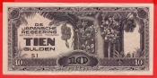 Japonsko(Holandsko) - 10 Gulden 1942
