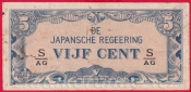 Japonsko (Holandsko) - 5 cent 1942