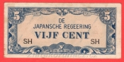 Japonsko(Holandsko) - 5 Cent 1942