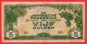 Japonsko(Holandsko) - 5 Gulden 1942