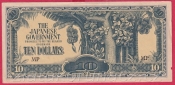 Japonsko (Malaya) - 10 Dollars 1942