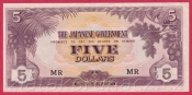 Japonsko (Malaya) - 5 Dollars 1942