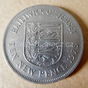 Jersey - 10 new pence 1975