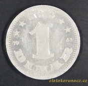 Jugoslávie - 1 dinar 1963